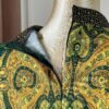 rometta فستان نسائي بحجم كبير من قطعة واحدة، أنيق وبأسلوب عطلة، مطبوع بياقة مزيفة وأكمام واسعة، قصة ضيقة إشارات الحزن جمالية الأربعاء 15