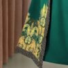 rometta فستان نسائي بحجم كبير من قطعة واحدة، أنيق وبأسلوب عطلة، مطبوع بياقة مزيفة وأكمام واسعة، قصة ضيقة إشارات الحزن جمالية الأربعاء 16
