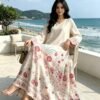 shein najma فستان ماكسي أنيق بطبعة رقمية ملونة بنمط الكرمة، طويل الأكمام وياقة على شكل حرف v، للربيع والخريف 3